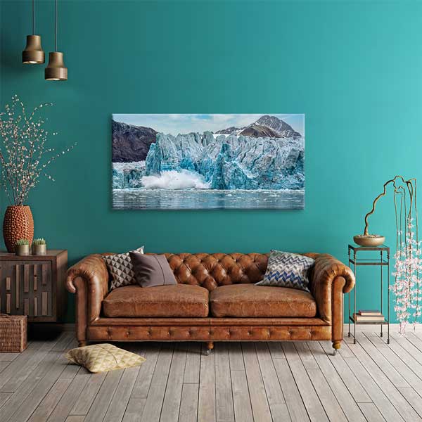 Mavi Buzul ve Kutup Doğası Manzarası Duvar Tablosu – 13771