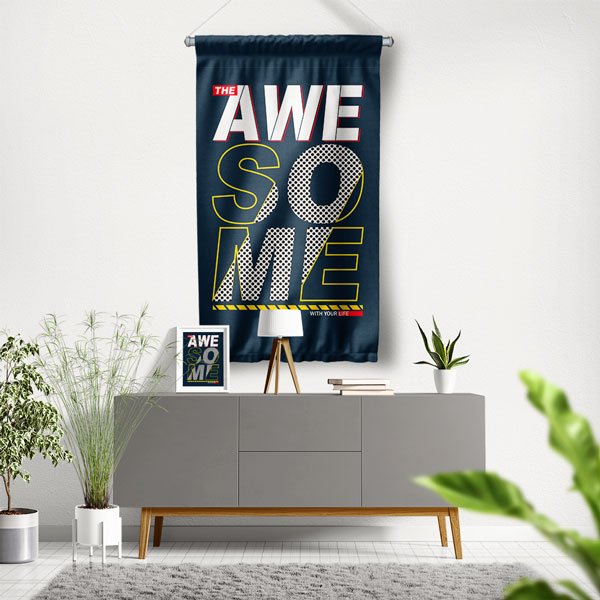 Awesome Duvar Flaması 7671