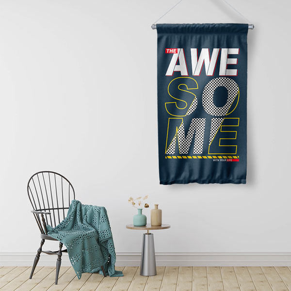 Awesome Duvar Flaması 7671