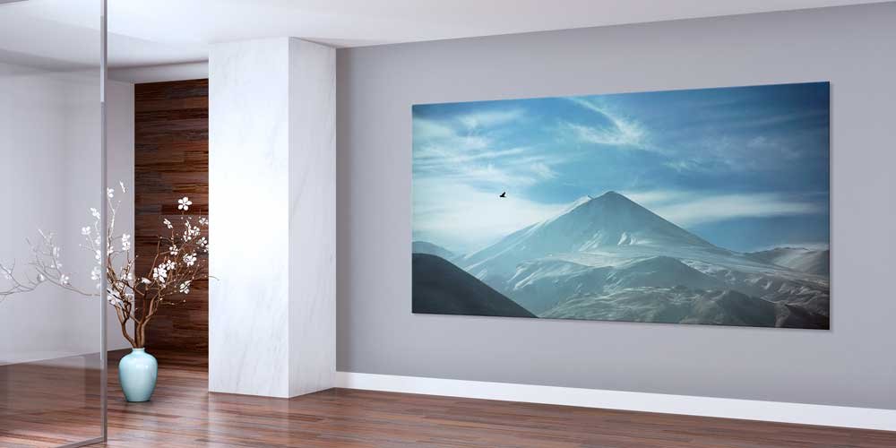wall-decor-big-size-11859-01 Minimal Karlı Dağ Silüeti Büyük Ebat Duvar Dekoru 11859