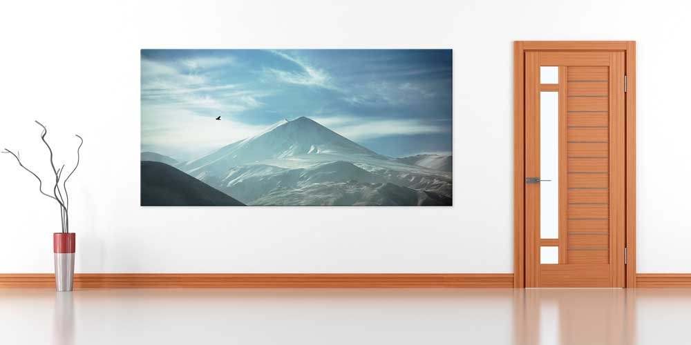 wall-decor-big-size-11859-02 Minimal Karlı Dağ Silüeti Büyük Ebat Duvar Dekoru 11859