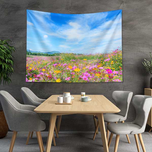 wall-decoration-14312-03 Çiçek Tarlası Duvar Örtüsü 14312