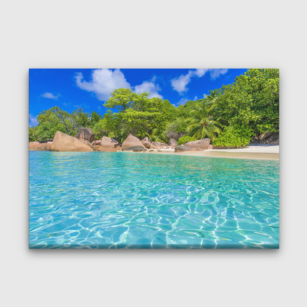 Tropik Sahil Kanvas Tablo 13294