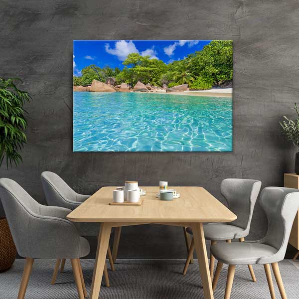 Tropik Sahil Kanvas Tablo 13294