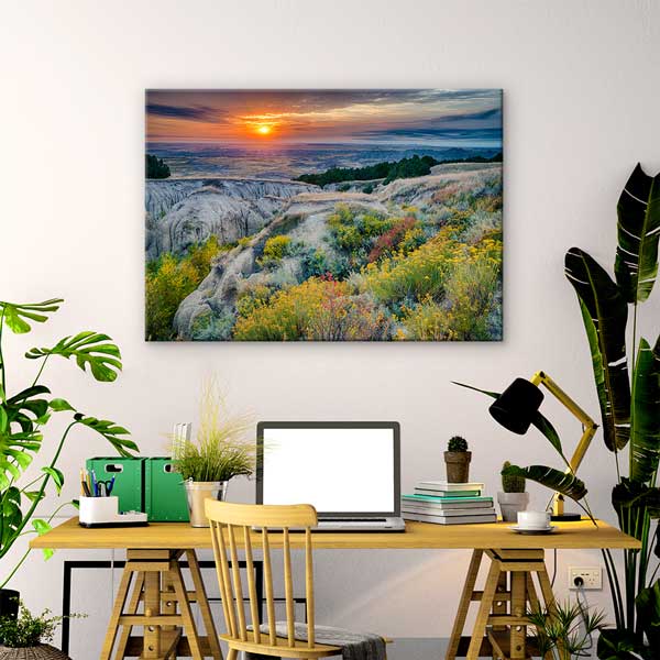 Gün Batımı Manzara Kanvas Tablo 13298