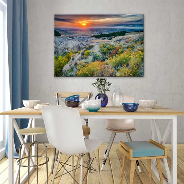 Gün Batımı Manzara Kanvas Tablo 13298