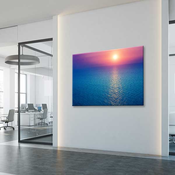 Gün Batımı ve Sonsuz Deniz Kanvas Tablo 13329