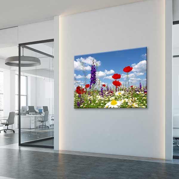 Vahşi Çiçek Tarlası Duvar Dekoru Büyük Ebat 13365