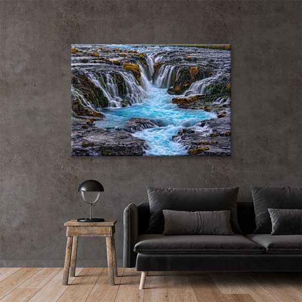 Büyüleyici Şelale Manzarası Kanvas Tablo 13382