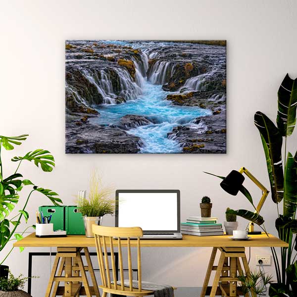 Büyüleyici Şelale Manzarası Kanvas Tablo 13382