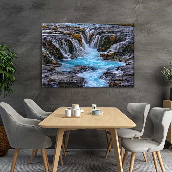 Büyüleyici Şelale Manzarası Kanvas Tablo 13382