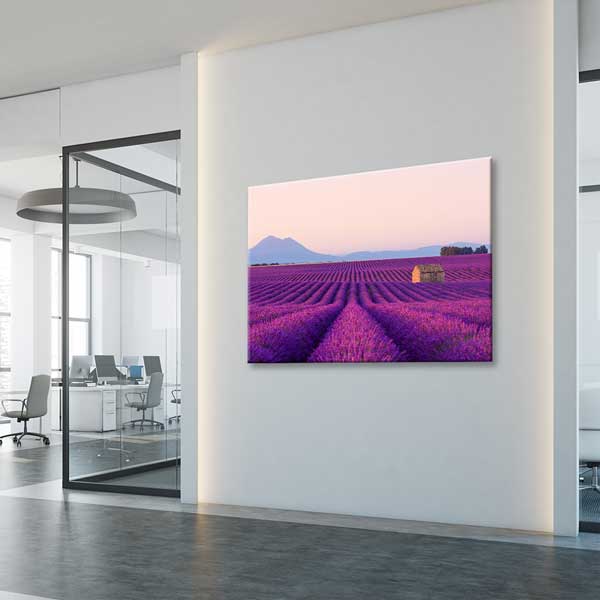 wall-design-art-13462-04 Fransa Provence Lavanta Tarlası Manzara Kanvas Tablo 13462