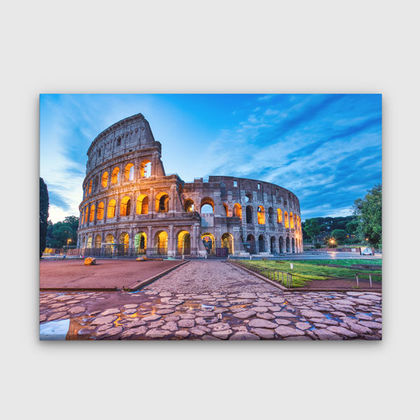 Roma Kolezyum Manzarası Kanvas Tablo 13518