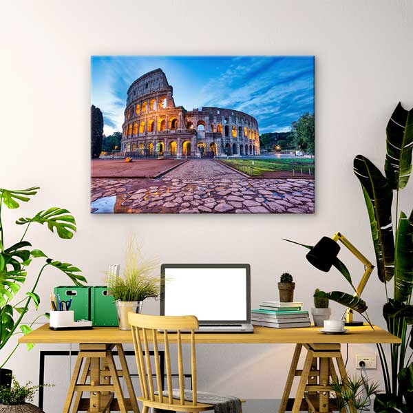 Roma Kolezyum Manzarası Kanvas Tablo 13518