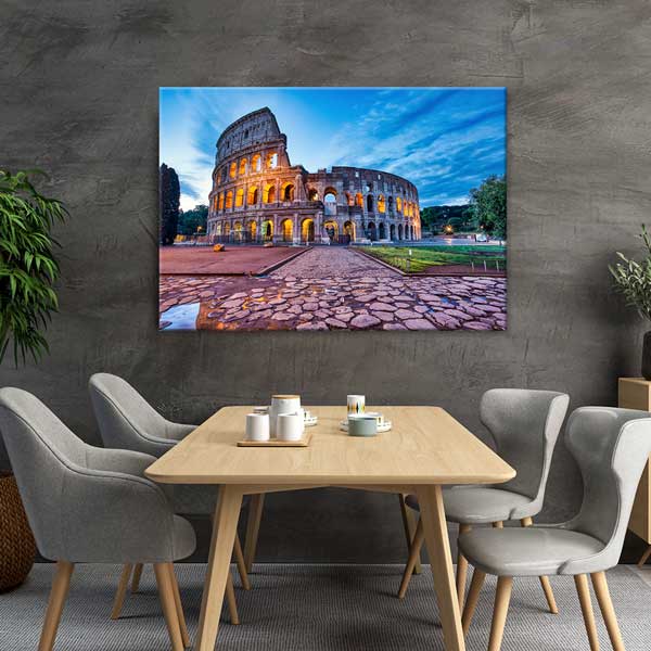 Roma Kolezyum Manzarası Kanvas Tablo 13518