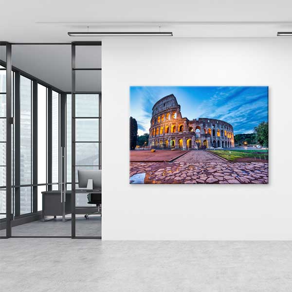 Roma Kolezyum Manzarası Kanvas Tablo 13518