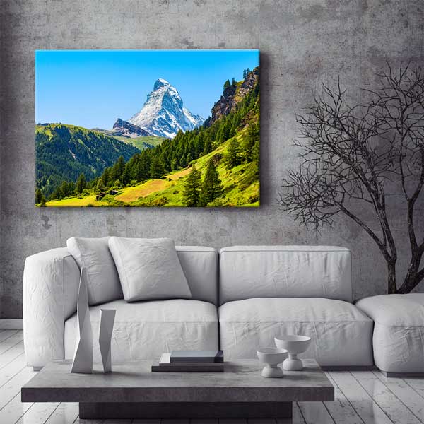 Dağ Manzarası Kanvas Tablo 13525