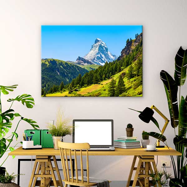 Dağ Manzarası Kanvas Tablo 13525