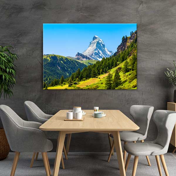 Dağ Manzarası Kanvas Tablo 13525