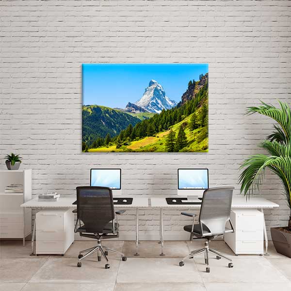 Dağ Manzarası Kanvas Tablo 13525