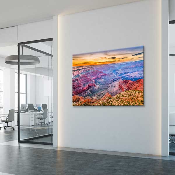 wall-design-art-13610-04 Gün Batımında Büyük Kanyon Manzarası Kanvas Tablo 13610