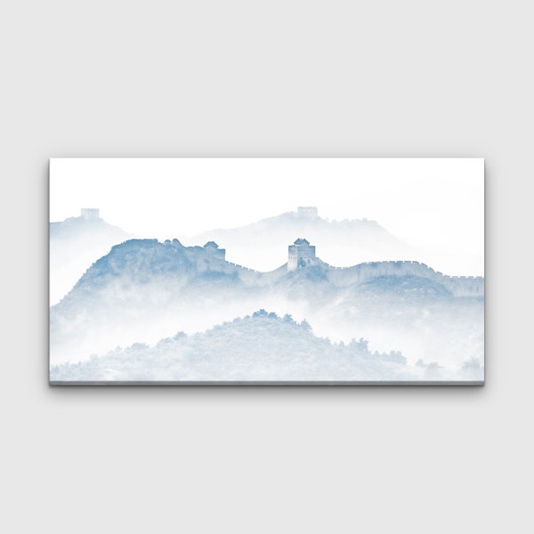 Çin Seddi Sisli Dağ Manzara Kanvas Tablo – 13652