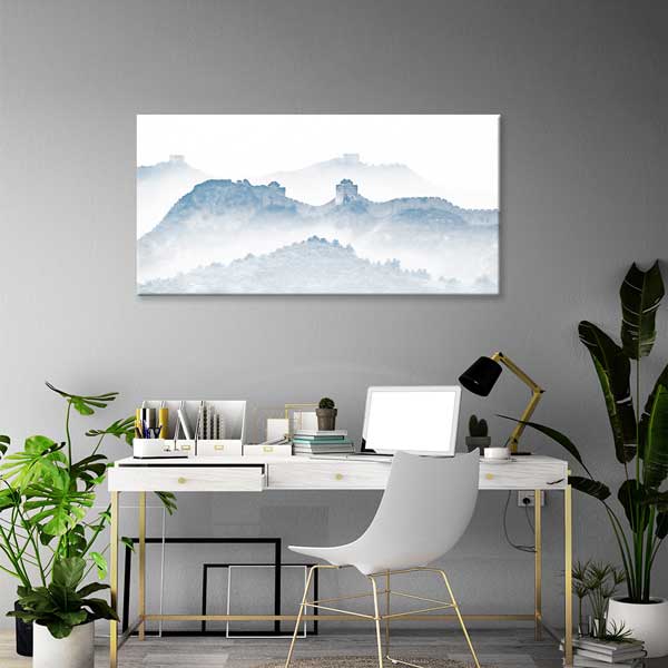 Çin Seddi Sisli Dağ Manzara Kanvas Tablo – 13652