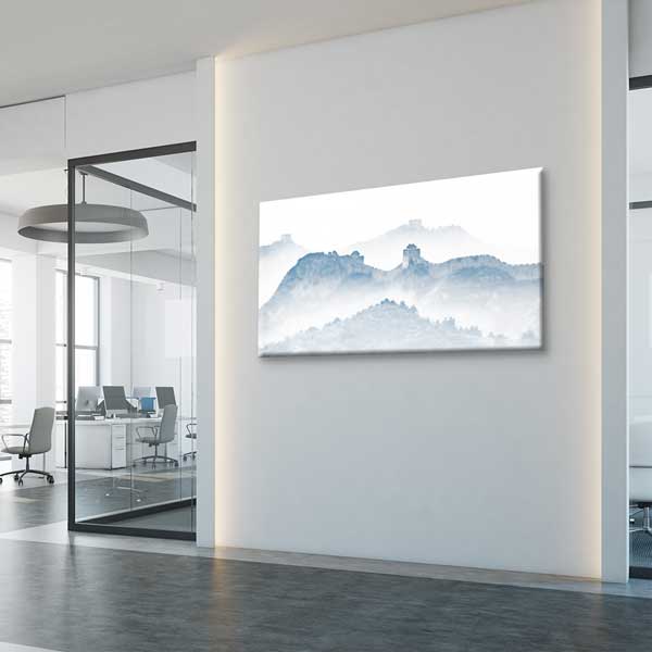 Çin Seddi Sisli Dağ Manzara Kanvas Tablo – 13652