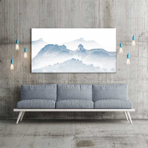 Çin Seddi Sisli Dağ Manzara Kanvas Tablo – 13652