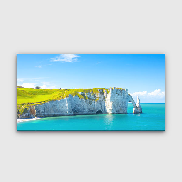 Etretat Kayalıkları Normandiya Manzara Kanvas Tablo – 13718