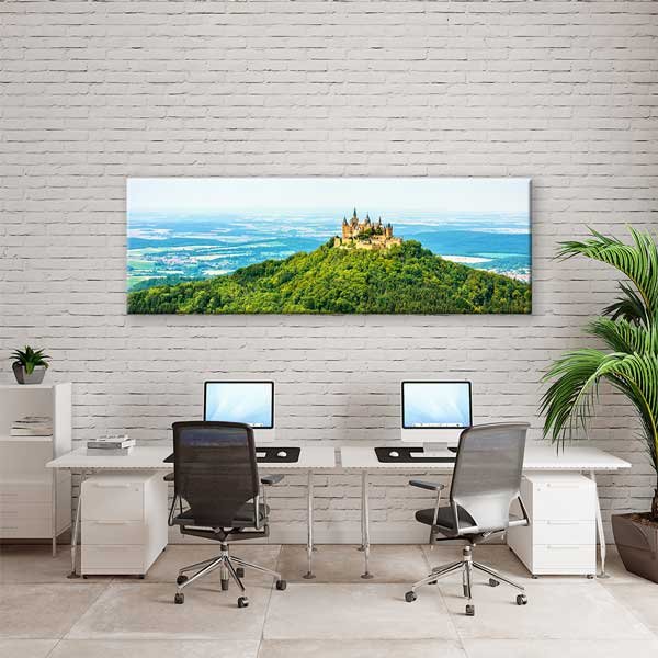 Hohenzollern Kalesi Manzarası Kanvas Tablo 13891