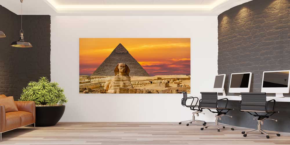 Giza Piramitleri ve Sfenks Büyük Ebat Duvar Dekoru 14009