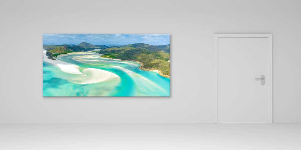 Lagün ve Kumsal Manzaralı Fotoğraf Sanatı Büyük Ebat Duvar Dekoru 14105