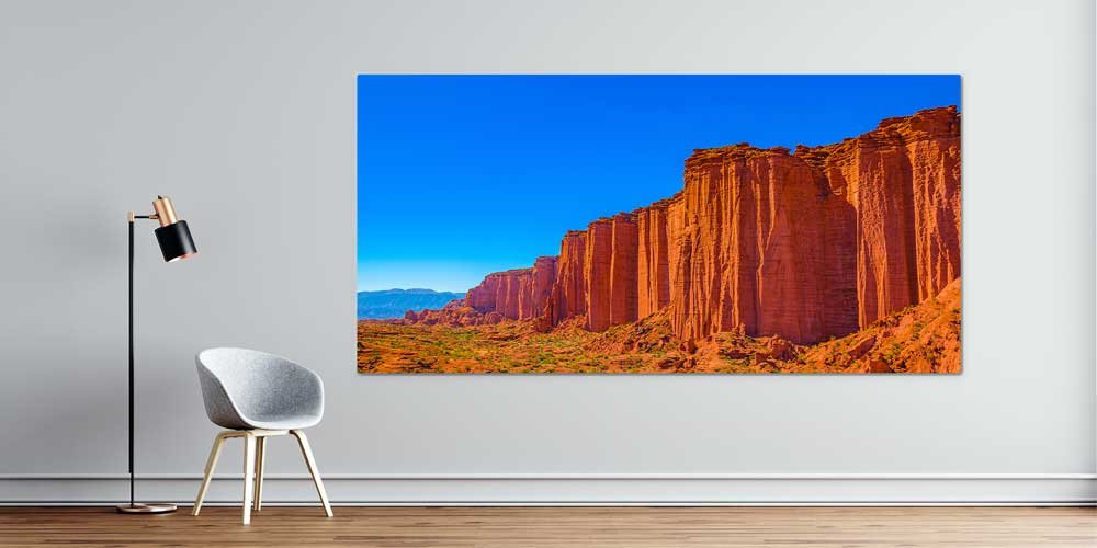 Kızıl Kanyon Kayalıkları Büyük Ebat Duvar Dekoru 14121