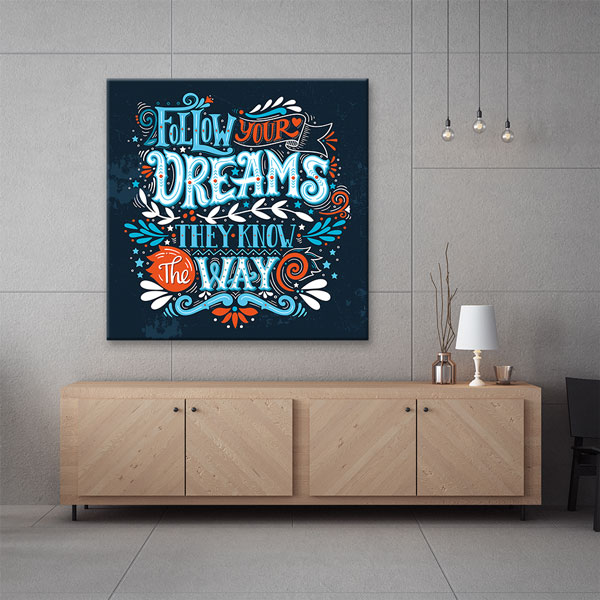 Hayallerinin Peşinden Git Duvar Tablosu - Yolunu Bilirler – 3311