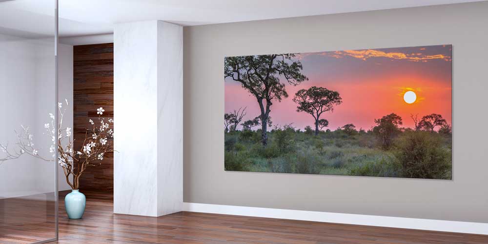 wall-design-art-decor-14008-01 Afrika Savanında Gün Batımı Büyük Ebat Duvar Dekoru 14008