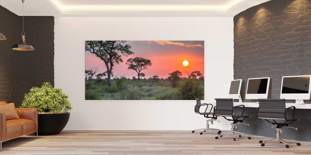 wall-design-art-decor-14008-02 Afrika Savanında Gün Batımı Büyük Ebat Duvar Dekoru 14008