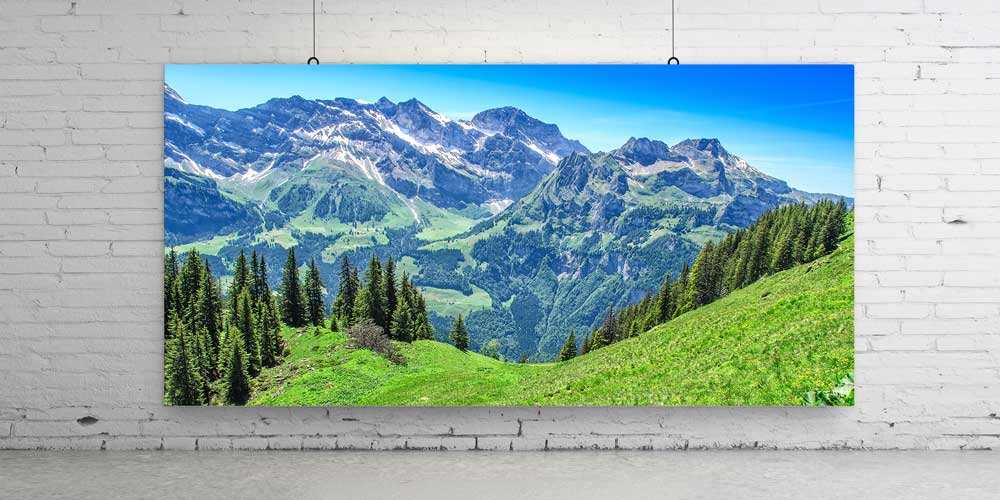 Alp Dağları Panoramik Büyük Ebat Duvar Dekoru 14235