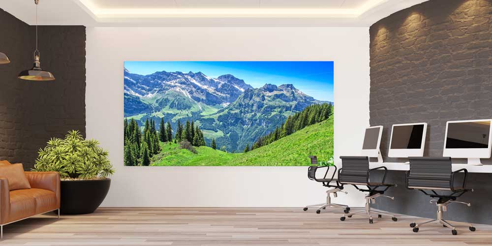 Alp Dağları Panoramik Büyük Ebat Duvar Dekoru 14235