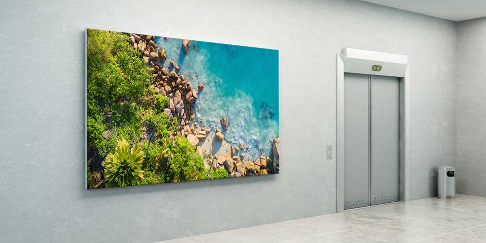 Tropik Kıyı ve Turkuaz Su Büyük Ebat Duvar Dekoru 14006