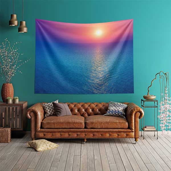 Gün Batımı Deniz Manzarası Duvar Örtüsü 14305