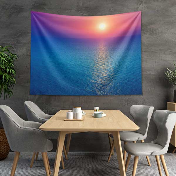 Gün Batımı Deniz Manzarası Duvar Örtüsü 14305