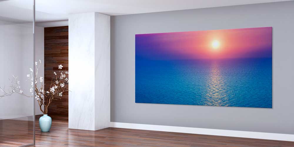 Büyük Ebat Deniz ve Gün Batımı Ufuk Duvar Dekoru 14039
