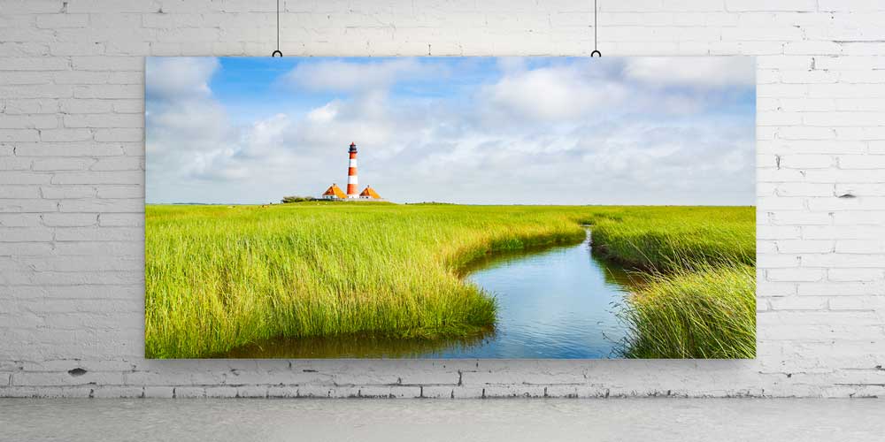 wall-design-poster-print-14252-02 Westerheversand Deniz Feneri Büyük Ebat Duvar Dekoru 14252