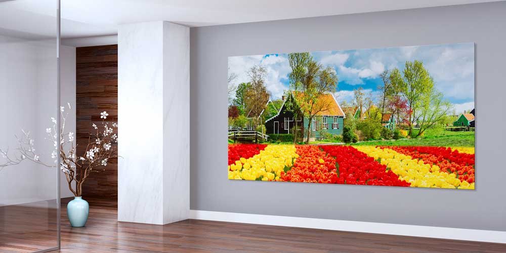 Bahar Lale Tarlası Büyük Ebatlı Duvar Dekoru 14248
