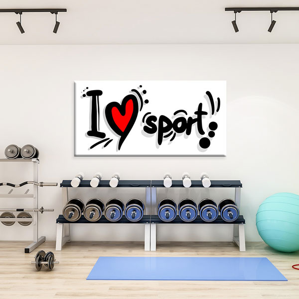 I Love Sport Kanvas Tablo – 5820