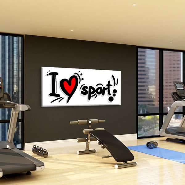I Love Sport Kanvas Tablo – 5820