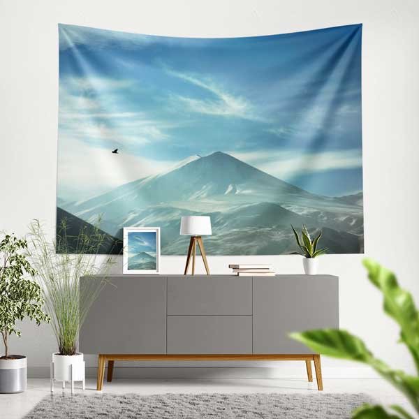 Doğu Anadolu Dağ Silueti Doğa Manzarası Duvar Örtüsü 11653