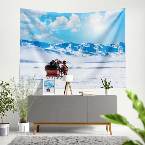 wall-tapestry-decor-11659-05 Anadolu Toprak Dokusu Soyut Doğa Duvar Örtüsü 11659