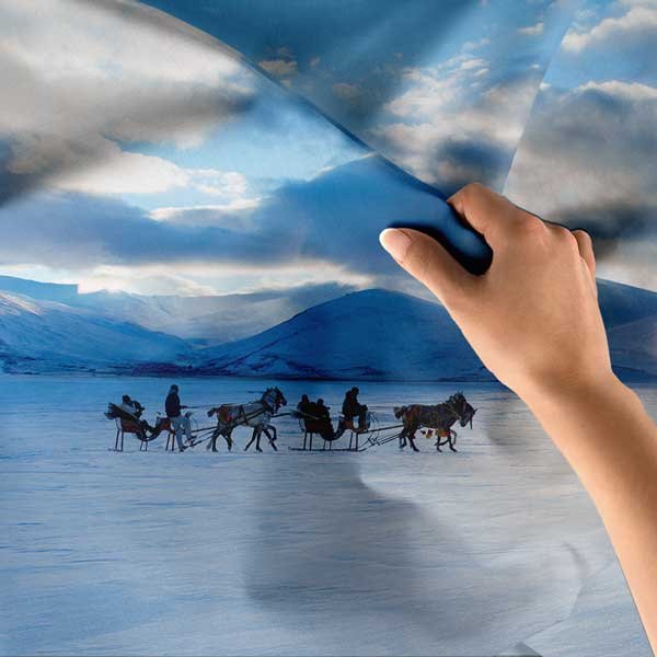 Doğu Anadolu Kış Ovası Atlı Kızak Duvar Örtüsü 11661